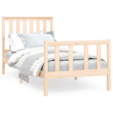 Bed Frame without Mattress 100x200 cm Solid Wood Pine 3188196