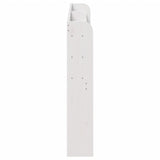 Headboard with Shelves White 140 cm Solid Wood Pine 850951