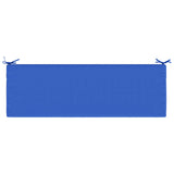 2-Piece Bench Cushions SOEST 2 pcs 100% Polyester Royal Blue 949403