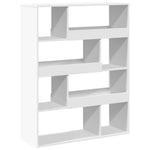 Bookcase White 100x33x125.5 cm Engineered Wood 3309330