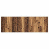Headboard with Cabinet 3 pcs Old Wood Engineered Wood 3415827