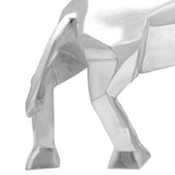 Bull Sculpture Silver 74 x 23 x 30 cm Aluminium 42000144