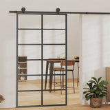 151019 Sliding Door ESG Glass and Aluminium 102x205 cm Black