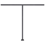 Manual Retractable Awning with LED 350x250 cm Anthracite 3069724