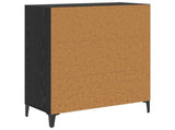 Sideboard Black Oak 69.5 x 32.5 x 90 cm Engineered Wood 880712