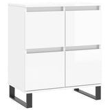 Sideboards 3 pcs High Gloss White Engineered Wood 3190207