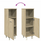 Bathroom Cabinet Sonoma Oak 30.5x30x95 cm Engineered Wood 849630
