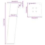 Coffee Table Legs 4 pcs Anthracite 30 cm Steel 4012498