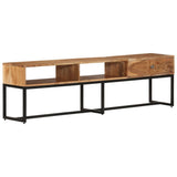TV Cabinet 160x30x45 cm Solid Wood Acacia 337991