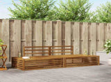 Outdoor Sofa Set Natural 203.5 x 83 x 73 cm Solid Acacia Wood 3374079