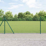 Welded Wire Fence with Concrete Base 100 x 0.8 m 3352497