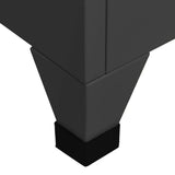Locker Cabinet Anthracite 38x40x180 cm Steel 339795