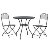 Garden Dining Set Anthracite Expanded metal mesh with e-coating 3084711