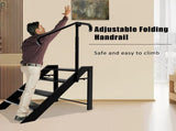 Folding 4 Step Ladder, Step Stool Foldable, RV Steps with Non Slip Feets, Max Load Capacity 660lbs 79019746
