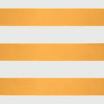 Retractable Awning Yellow and White 5x3 m Fabric and Aluminium 3154435