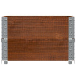 ZNTS Pallet Collars 2 pcs Brown 80x60 cm Solid Wood Pine 4010271