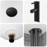 Bathroom Furniture Set 3 pcs Grey Sonoma 33 x 34.5 x 160 cm 3406089