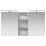 Bathroom Cabinet Set 3 pcs 130 x 14.5 x 70 cm Engineered wood 3403771