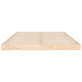 Bed Frame without Mattress 120x200 cm Solid Wood Pine 823449