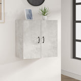 Wall Cabinet Concrete Grey 60x31x60 cm Engineered Wood 812901
