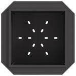 ZNTS Smokeless Fire Pit Black 58x58x51 cm Steel 858974