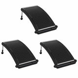 Curved Pool Solar Heating Panels 3 pcs 110x65 cm 3095463