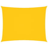 Sunshade Sail Oxford Fabric Rectangular 6x8 m Yellow 135608