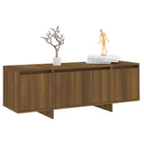 TV Cabinet Brown Oak 120x30x40.5 cm Engineered Wood 813052