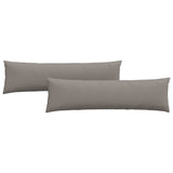 Sofa Pillows 2 pcs Taupe 145 x 40 cm Fabric 42013831