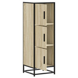 Highboard Sonoma Oak 35.5x35x106.5 cm Engineered Wood and Metal 849065