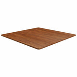 Square Table Top Dark Brown 90x90x1.5cm Treated Solid Wood Oak 343019