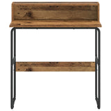 Desk with Storage Oak Wood 80 x 50 x 91 cm 8008024
