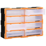 149599 Multi-drawer Organiser with 8 Big Drawers 52x16x37 cm