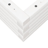 Garden Planter White 90x60x23 cm Solid Wood Pine 847234
