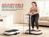 Vibration Plate, with Adjustable/Removable Handle, Preset Modes, 50 Speeds T3398P425048