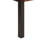 Dining Table Honey Brown 120x60x76 cm Solid Wood Mango 356292