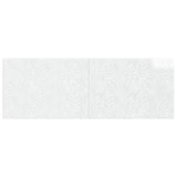 Wall-Mounted Headboard DELFT High Gloss White Engineered Wood 897179
