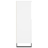 Highboard White 60x36x110 cm Engineered Wood 831492