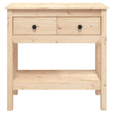 Console Table 75x35x75 cm Solid Wood Pine 814619