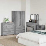 Storage Cabinet Grey Sonoma 80 x 48 x 57 cm Engineered Wood 888823