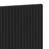 Wall-Mounted Headboard HOORN Black Engineered Wood 897366