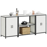 Kitchen Storage Set HATTEM 3 pcs White Cold-rolled Steel 3392667