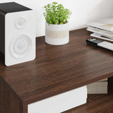 TV Cabinet Brown Oak 100 x 48 x 43 cm Engineered Wood 888934