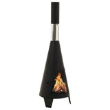 Garden Stove with Poker 38x38x122 cm Steel 313355