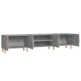 TV Cabinet Concrete Grey 180x31.5x40 cm Engineered Wood 816260