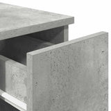Bedside Cabinet with Drawer Concrete Grey 20x36x60 cm 858701