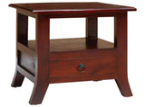 Bedside Cabinet Brown 40 x 40 x 45,5 cm Solid Mahogany Wood 42009932