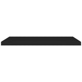 Floating Wall Shelves 4 pcs Black 90x23.5x3.8 cm MDF 323840
