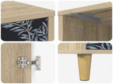 Bedside Cabinet DOKKUM 2 pcs Sonoma Oak 36 x 33 x 50 cm 8007206