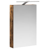 Bathroom Cabinet Set 5 pcs Smoked Oak Engineered Wood 3407339